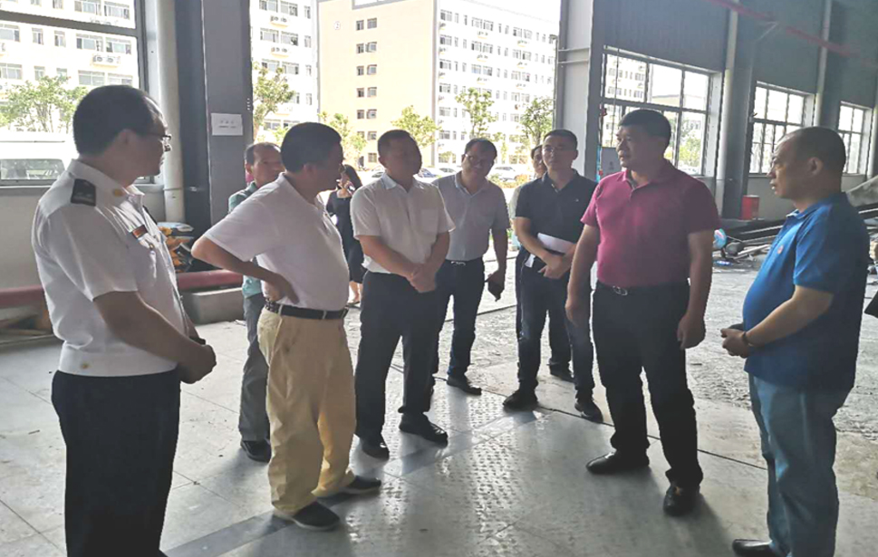 福清市常务副市长一行辅导 光临CA88新资料科技工业园调研领导